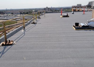 repair and installation of a flat roof